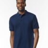 DryBlend Polo — Navy on-model front