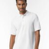 DryBlend Polo — White on-model front