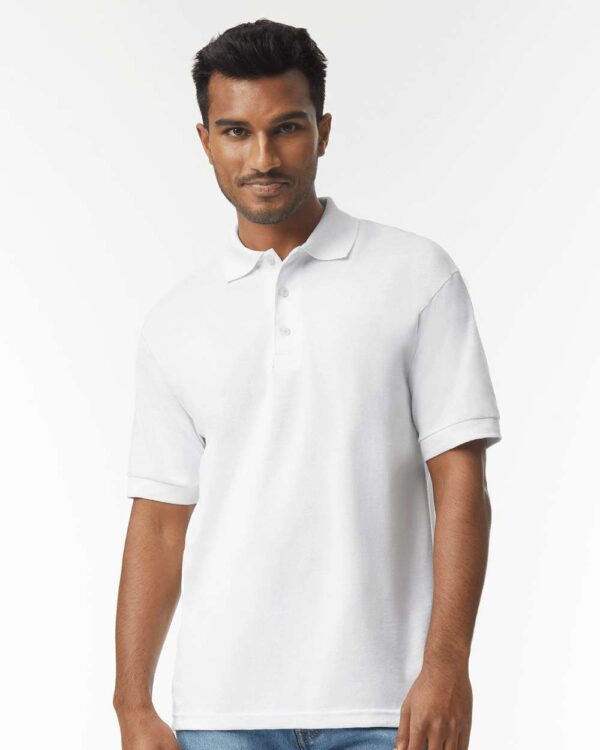 DryBlend Polo — White on-model front