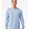 on-model-29911_omf_jpg Long Sleeve Crew Tee — Baby Blue on-model front