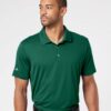 on-model-74520_omf_jpg adidas Performance Polo — Collegiate Green on-model front