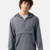on-model-81682_omf_jpg Packable Anorak Jacket — Graphite on-model front