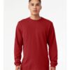 on-model-82542_omf_jpg Long Sleeve Crew Tee — Canvas Red on-model front